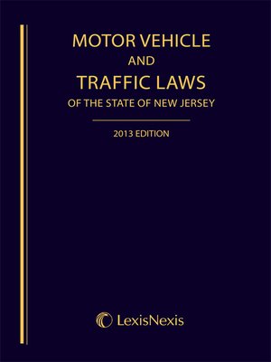 cover image of Motor Vehicle and Traffic Laws of New Jersey